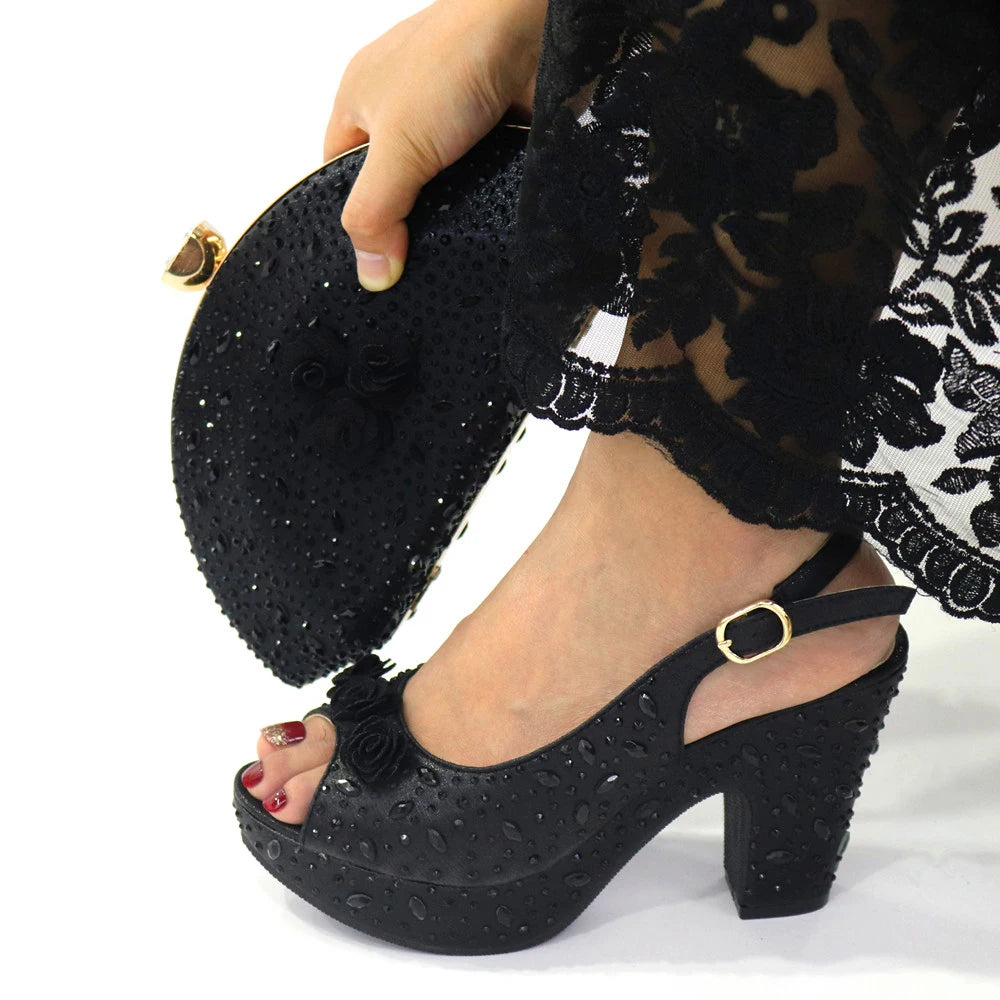 Shoes and Bag Set for Wedding