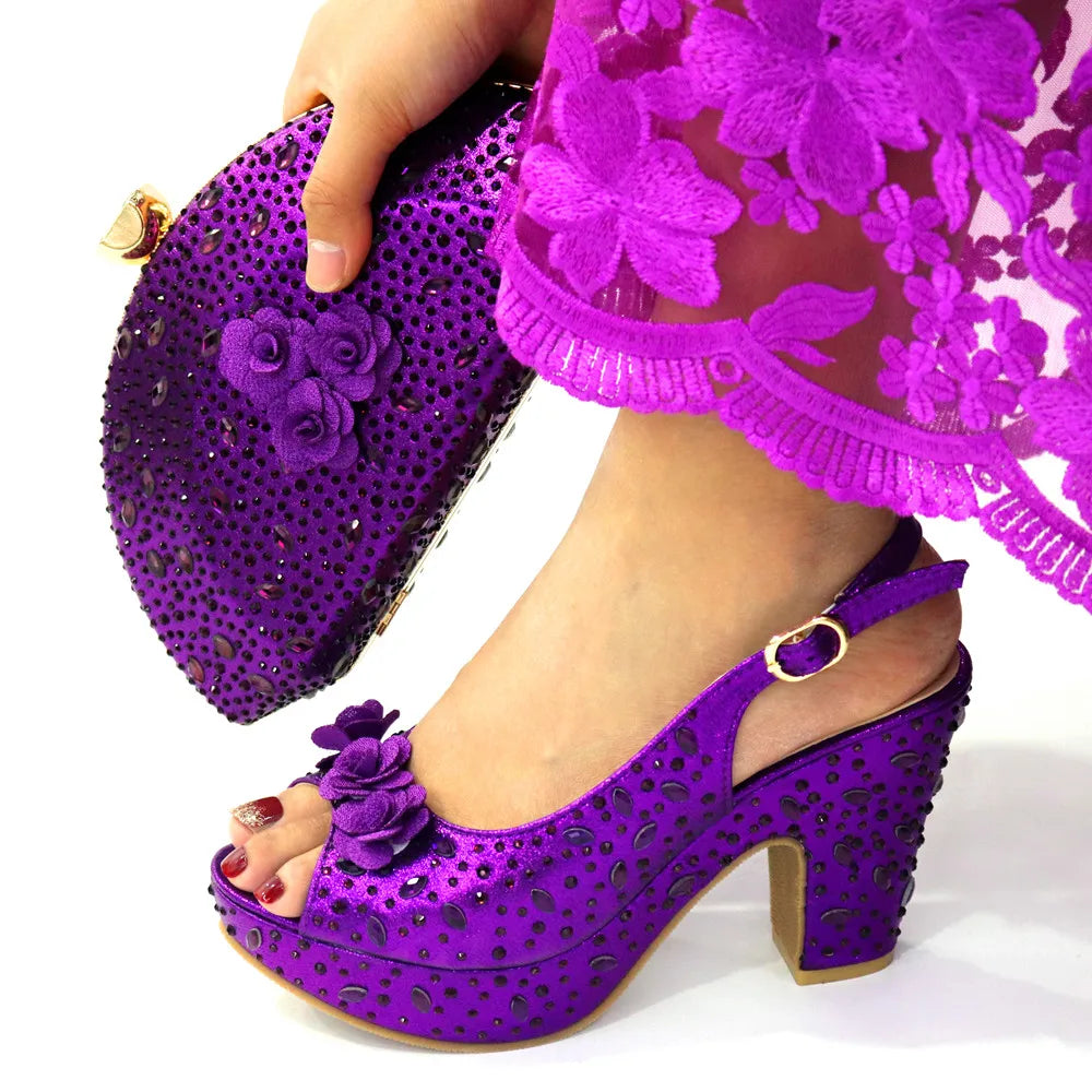 Shoes and Bag Set for Wedding