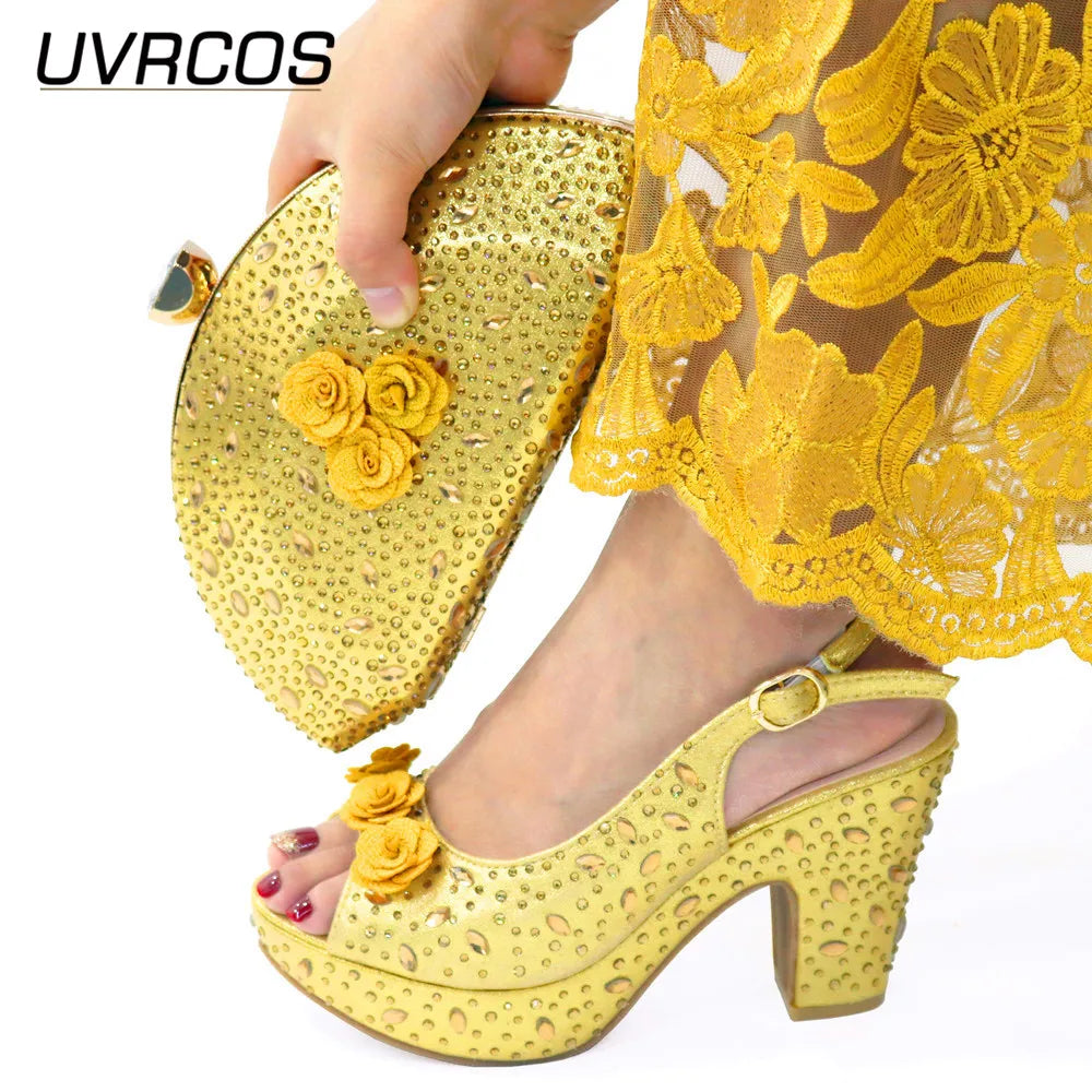Shoes and Bag Set for Wedding