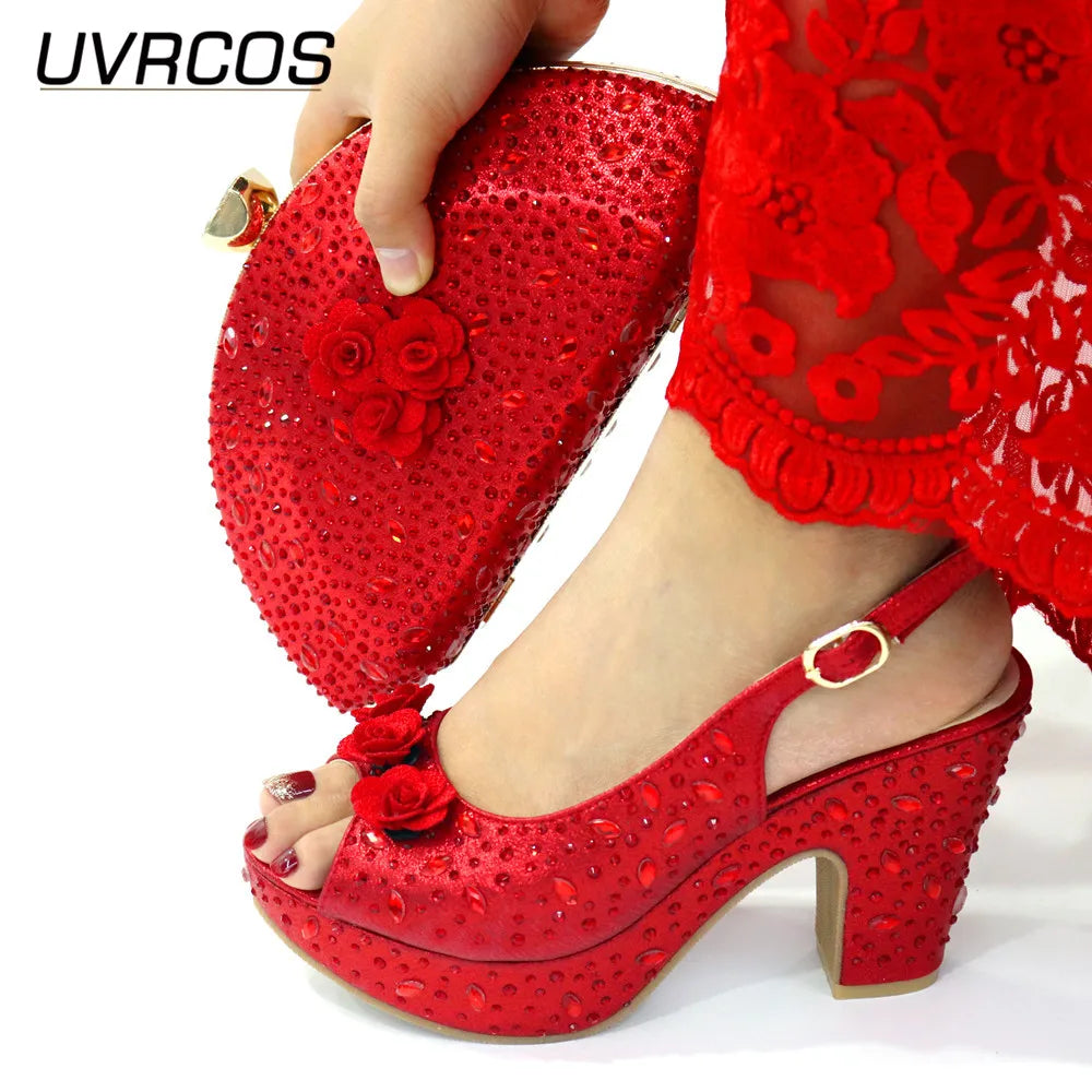 Shoes and Bag Set for Wedding