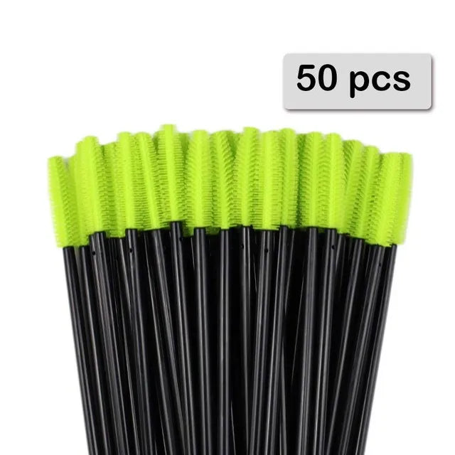 Makeup 25pcs Silicone Mascara Wands
