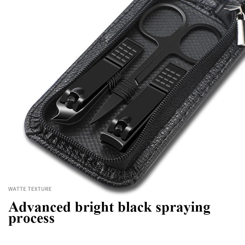 Nail Scissors Set Household High End Mens And Womens Special Nail Clippers Manicure Beauty Tools 6 Piece Portable Household ''hayoutopy''
