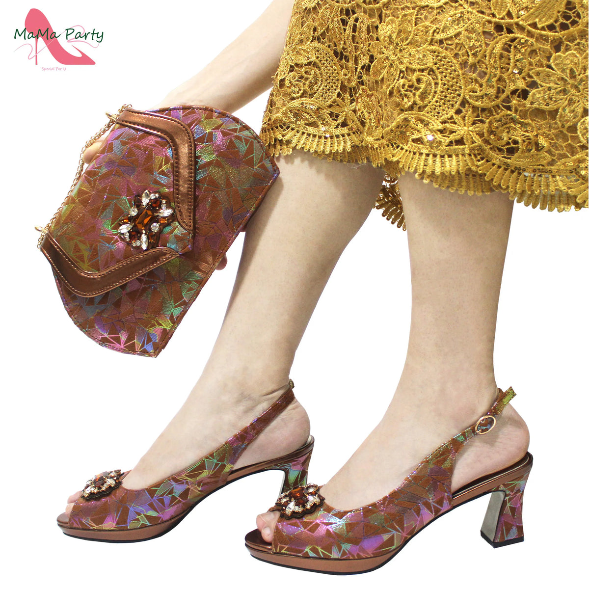 Shoe's and Bag Set in Fuchsia Color Sweet