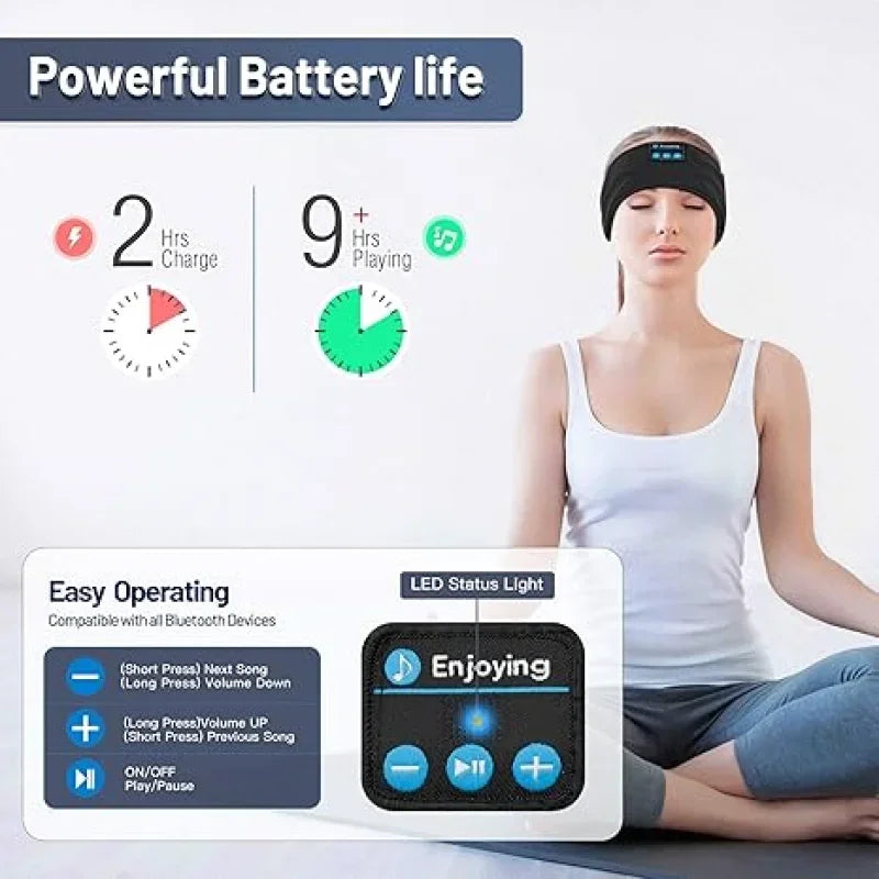 Bluetooth Earphones Sports Sleeping