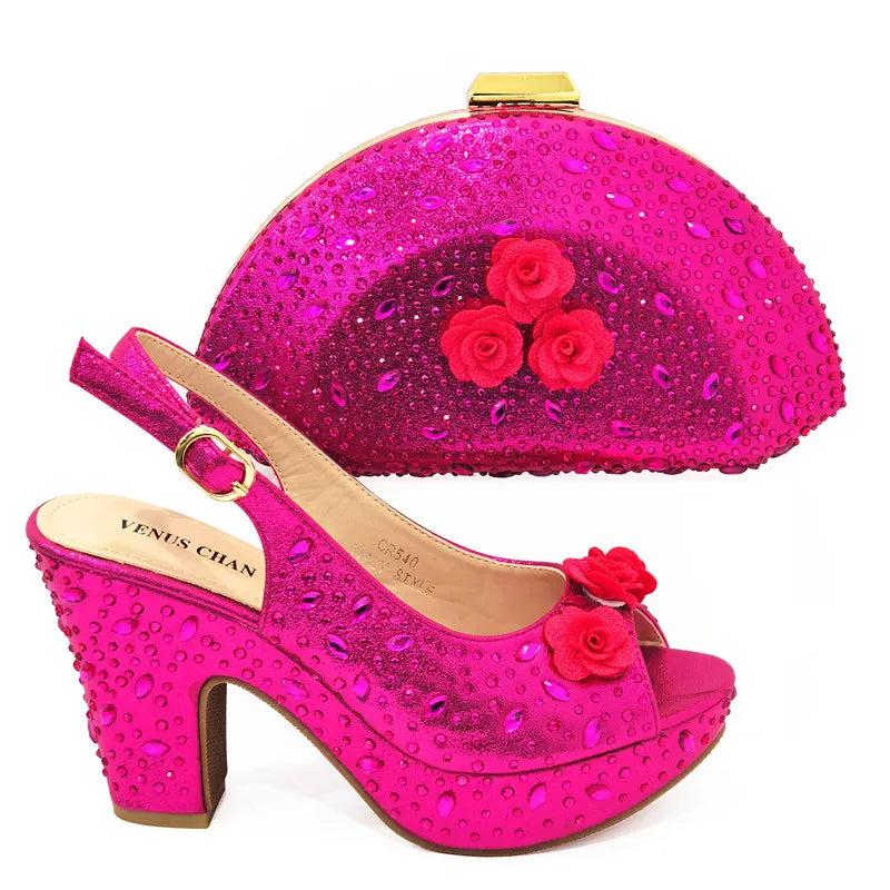 Shoes and Bag Set for Wedding