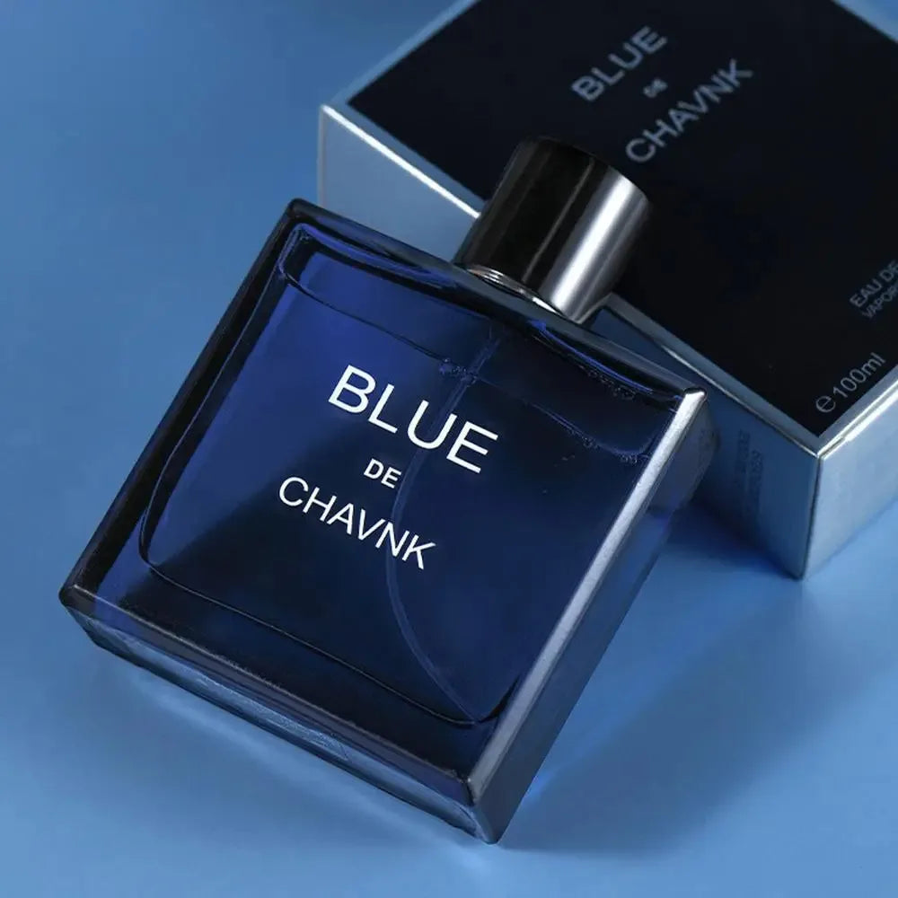 Classic Blue De Chavnk Eau De Parfum 50ml/100ml Pheromone Perfume for Men Gentleman Attract Women Body Spray Azure Fragrance