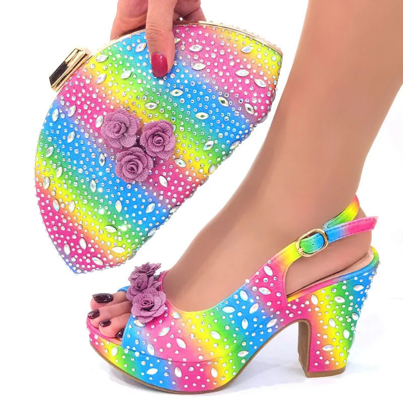 Shoes and Bag Set for Wedding