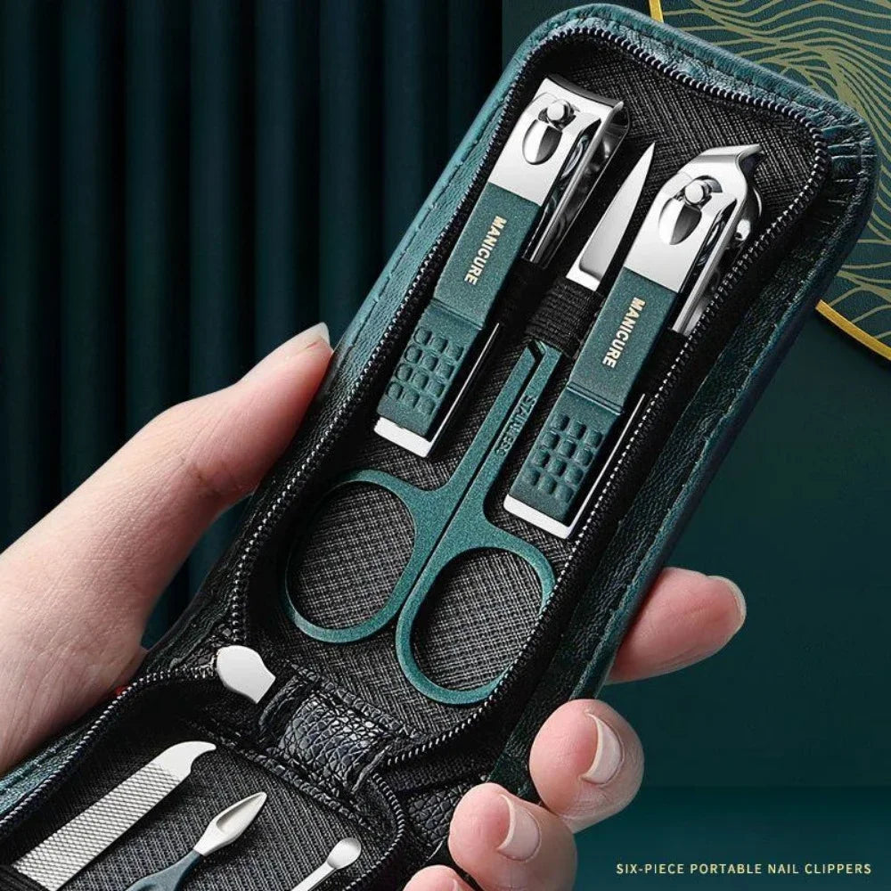 6Pcs Nail Scissors Set Household High End Mens and Womens Special Nail Clippers Manicure Beauty Tools Portable Manicure Tools ''hayoutopy''