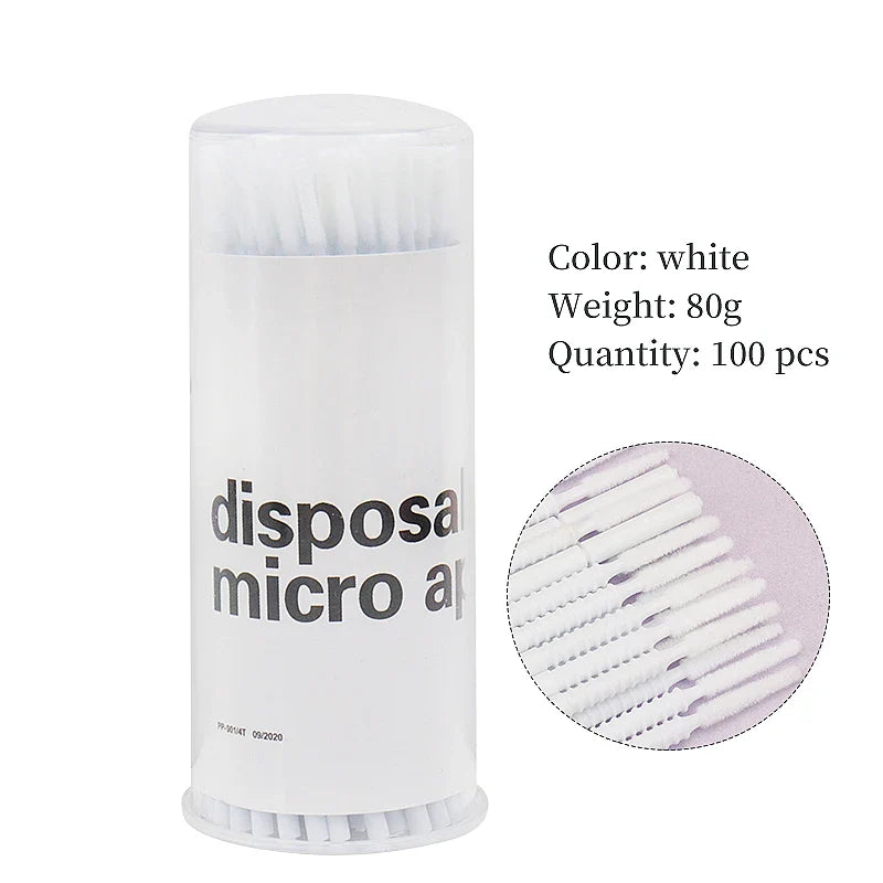 Disposable Spiral Handle Microbrush