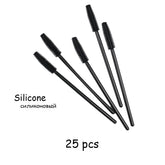 Makeup 25pcs Silicone Mascara Wands