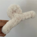 Cartoon Bear Plush Hair Claw