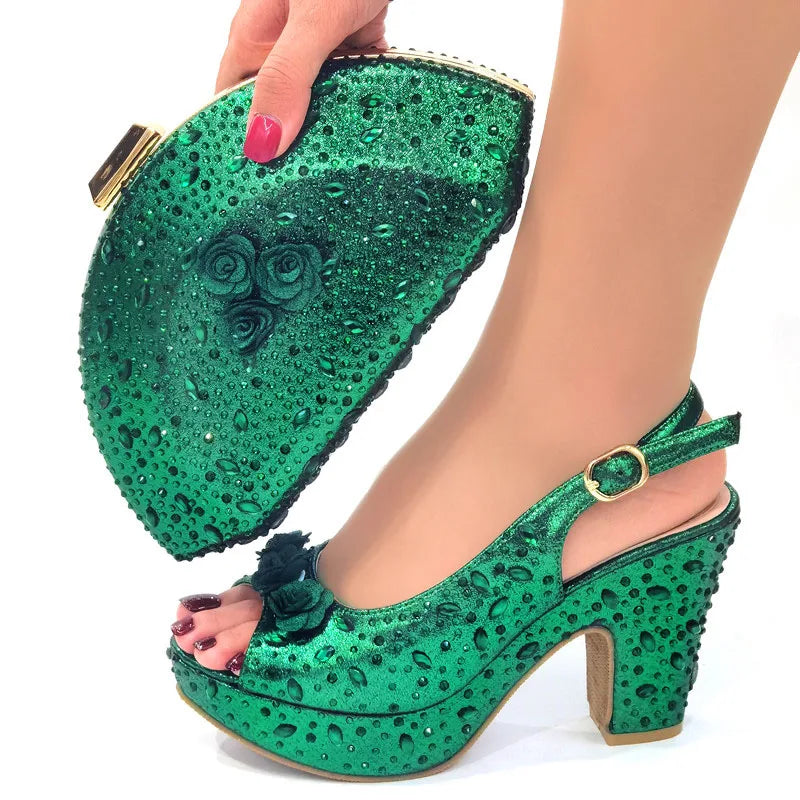 Shoes and Bag Set for Wedding