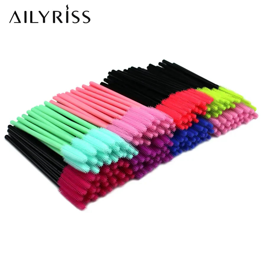 Makeup 25pcs Silicone Mascara Wands