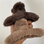 Cartoon Bear Plush Hair Claw