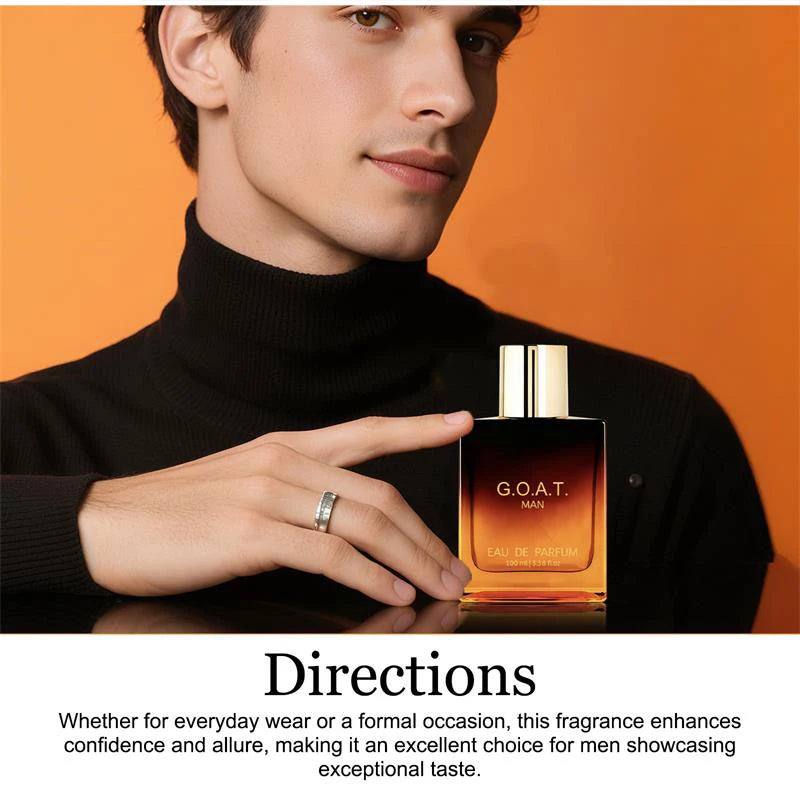 Classic High-end Men's Perfume  Men's Lasting Scent Couples Date Eau De Parfum Exudes Captivating Charm Fresh Sandalwood Vanilla
