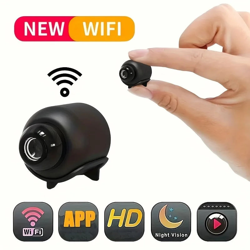 Smart Home Security Camera Small CCTV Night Vision Motion Detection Alarm Monitor