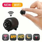 Smart Home Security Camera Small CCTV Night Vision Motion Detection Alarm Monitor
