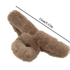 Cartoon Bear Plush Hair Claw