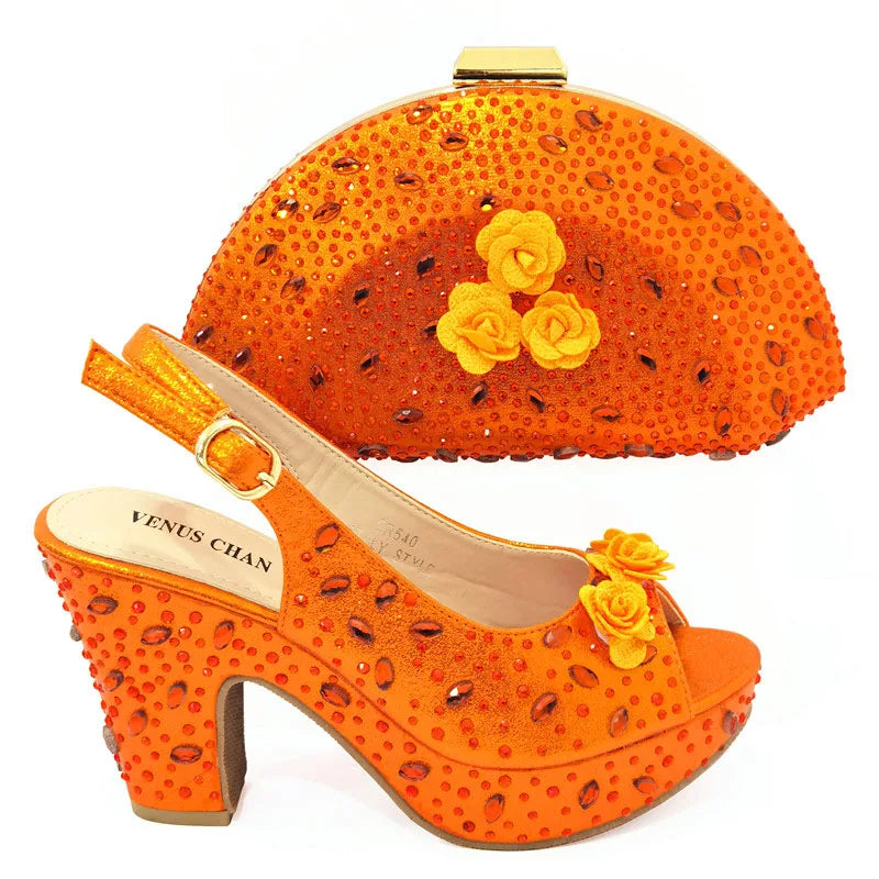 Shoes and Bag Set for Wedding