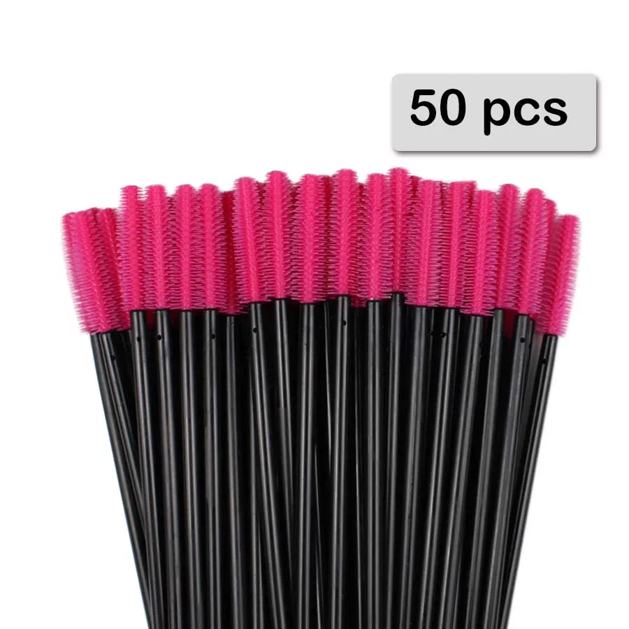 Makeup 25pcs Silicone Mascara Wands
