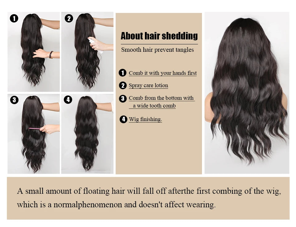 Perruque  Hair extension Synthetic