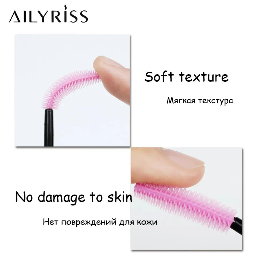 Makeup 25pcs Silicone Mascara Wands