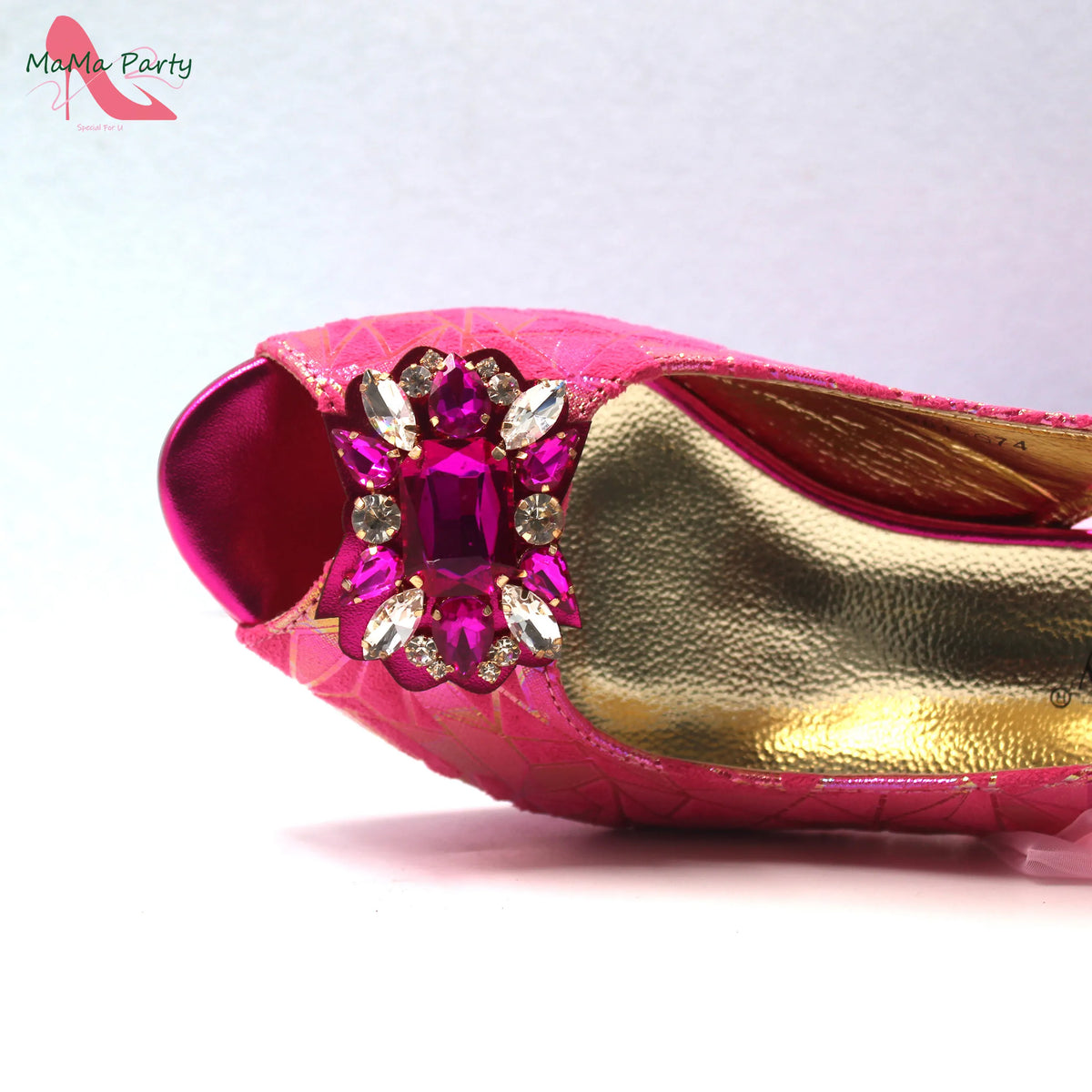 Shoe's and Bag Set in Fuchsia Color Sweet
