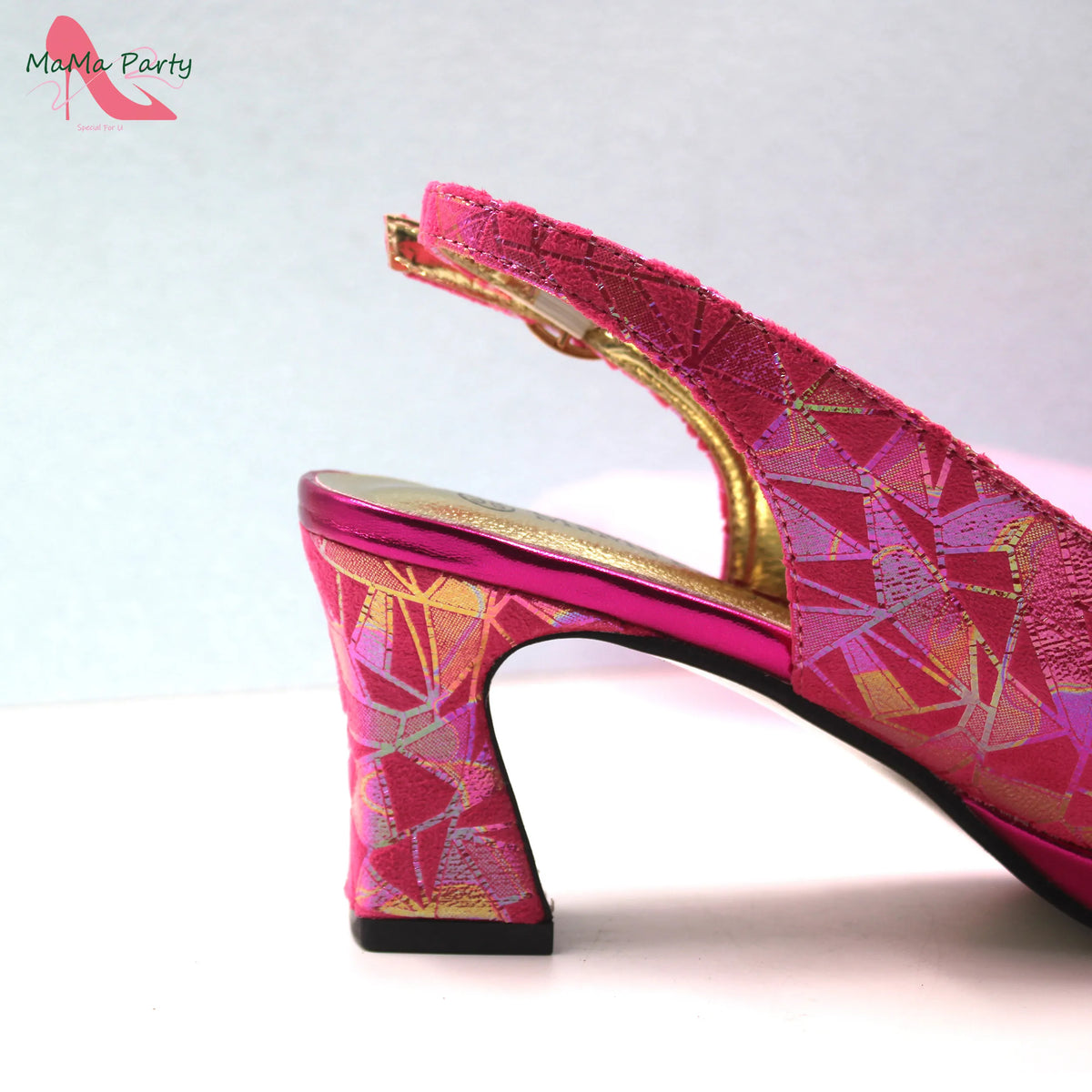 Shoe's and Bag Set in Fuchsia Color Sweet