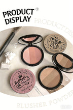 3 Colors Gray Trimming Palette Blush Palette Exquisite Matte Nose Shadow Eye Shadow Brightening Contour Trimming Palette