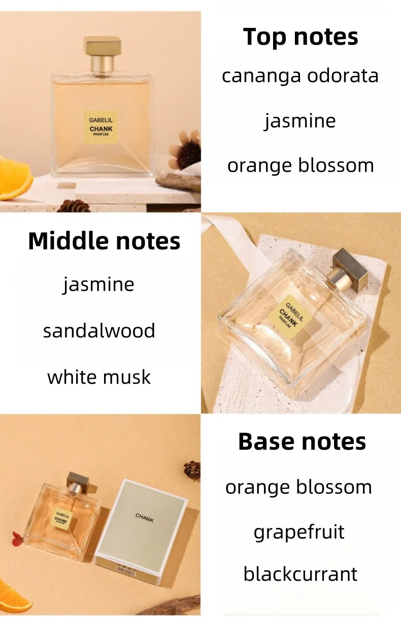 50/100ml Gabelil Women Perfume Refreshing Ladies Luxury Scent Modern Woody Fragrance Elegant Alluring Eau de Parfum for Women