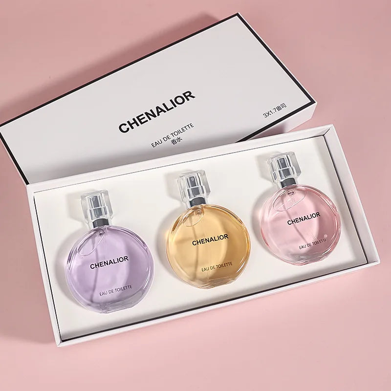 105ml Women’s Perfume Gift Set 3PCS – Long Lasting Eau de Parfum with Fruity Floral Chypre Scents for Elegant Daily Special Wear
