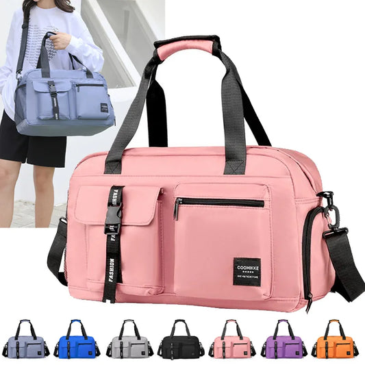 Bag Large Fitness Bag Sports Handbag Women Dry Wet Shoes Pocket Single Shoulder Crossbody Swimming Yoga Gym Travel Backpack Duffel ''hayoutopy''