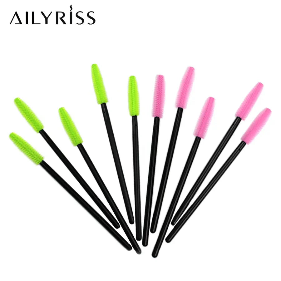 Makeup 25pcs Silicone Mascara Wands