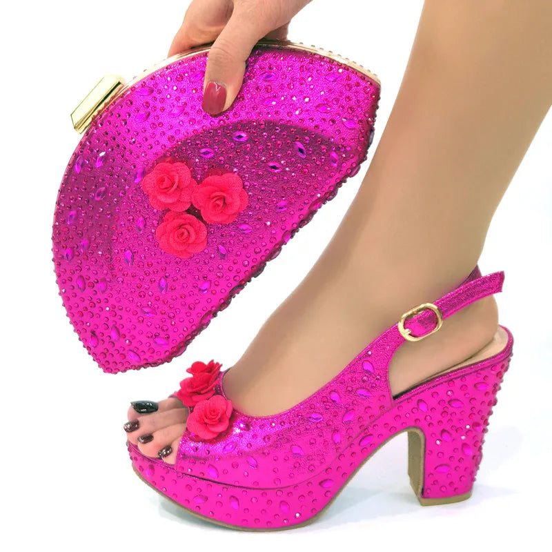 Shoes and Bag Set for Wedding