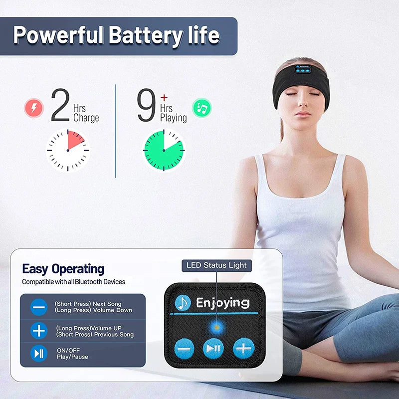 Bluetooth Earphones Sports Sleeping