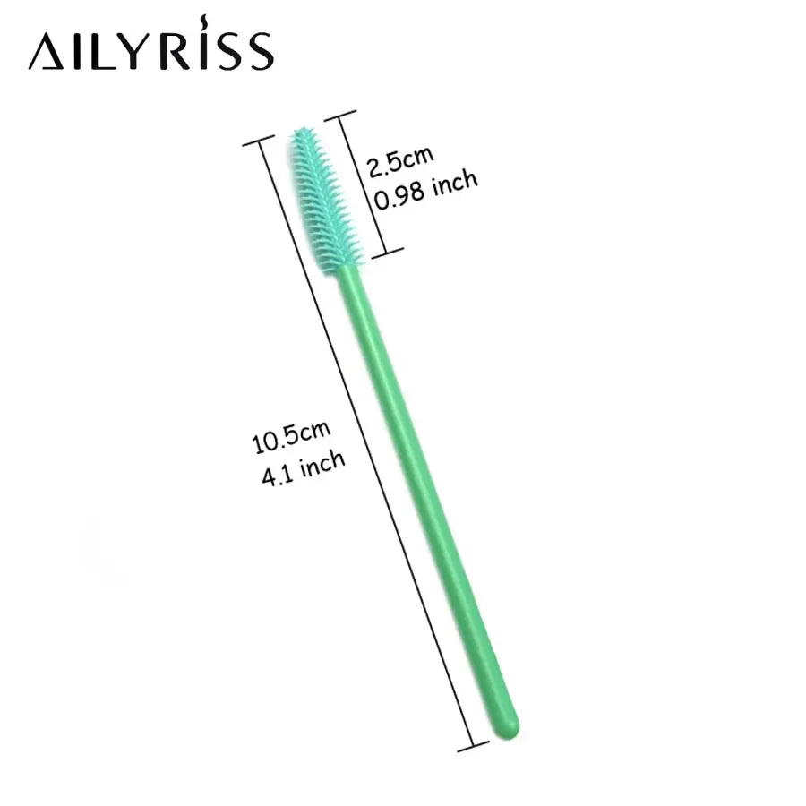 Makeup 25pcs Silicone Mascara Wands