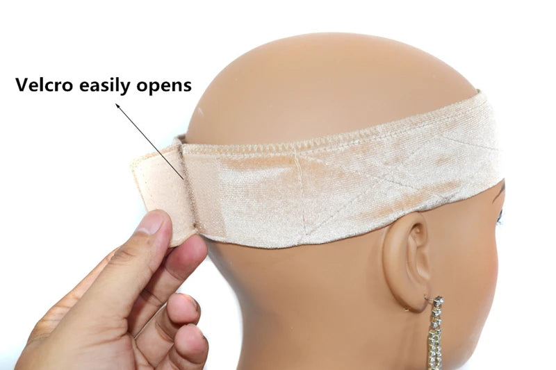 1PC Adjustable Wig Grip Band for Lace Front, No-slip Velvet Wig Grip Headbands for Women Keeping Wigs in Place