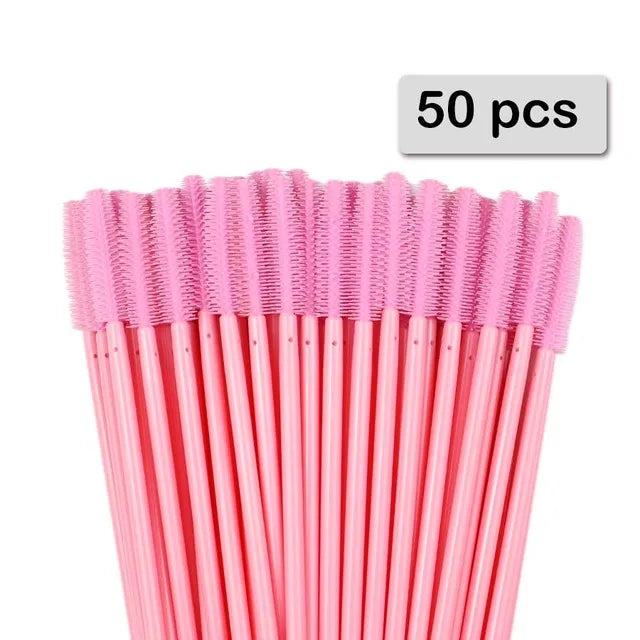 Makeup 25pcs Silicone Mascara Wands