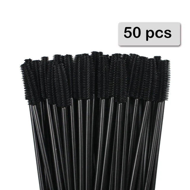 Makeup 25pcs Silicone Mascara Wands