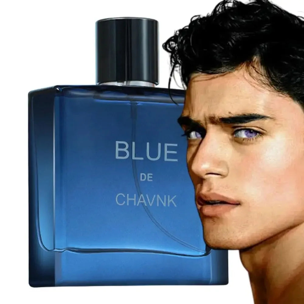 Classic Blue De Chavnk Eau De Parfum 50ml/100ml Pheromone Perfume for Men Gentleman Attract Women Body Spray Azure Fragrance