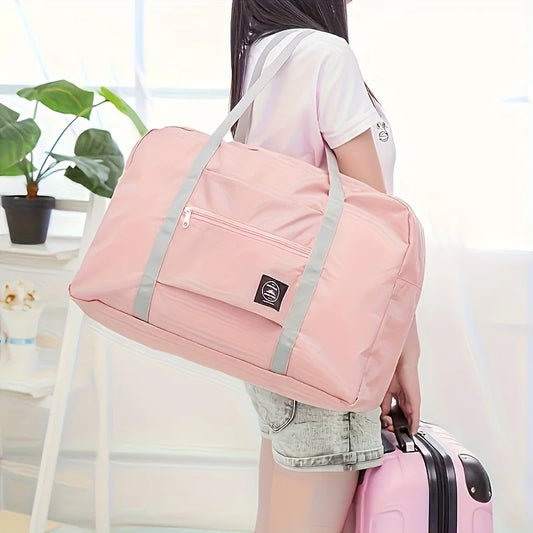 Bag  Travel Duffel Bag for Airlines Carry on Bag for Women and Girls Lightweight Large Capacity Sports Weekend Trip Overnight ce sac de voyage est un sac souple et spacieux, conçu pour transporter des vêtements et autres effets ''hayoutopy''