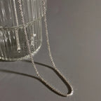 Necklace for Women Silver Color Clavicle