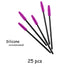 Makeup 25pcs Silicone Mascara Wands